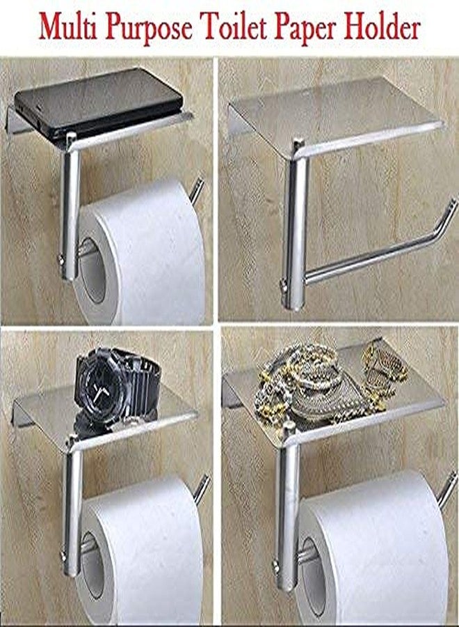 RSP Quality bit® Stainless Steel Multipurpose Toilet Paper Holder (Silver) - Image 5